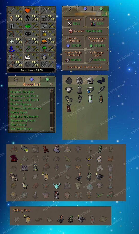 Account #001 · Maxed Main